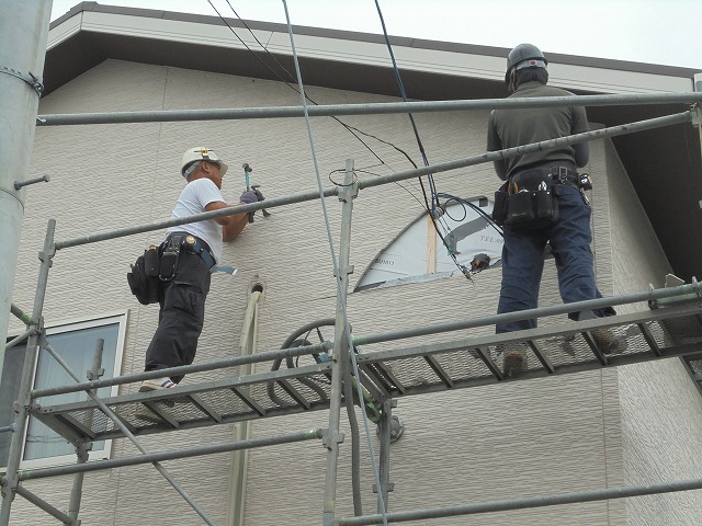 外壁サイディング張替え工事 熊本市北区の家 スタッフブログ 熊本のリフォーム専門店 リリーフホーム