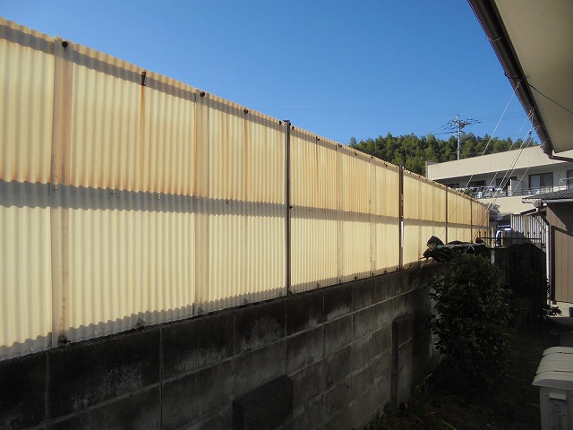 目隠しフェンス取付リフォーム 熊本市西区の家 施工実績 熊本のリフォーム専門店 リリーフホーム